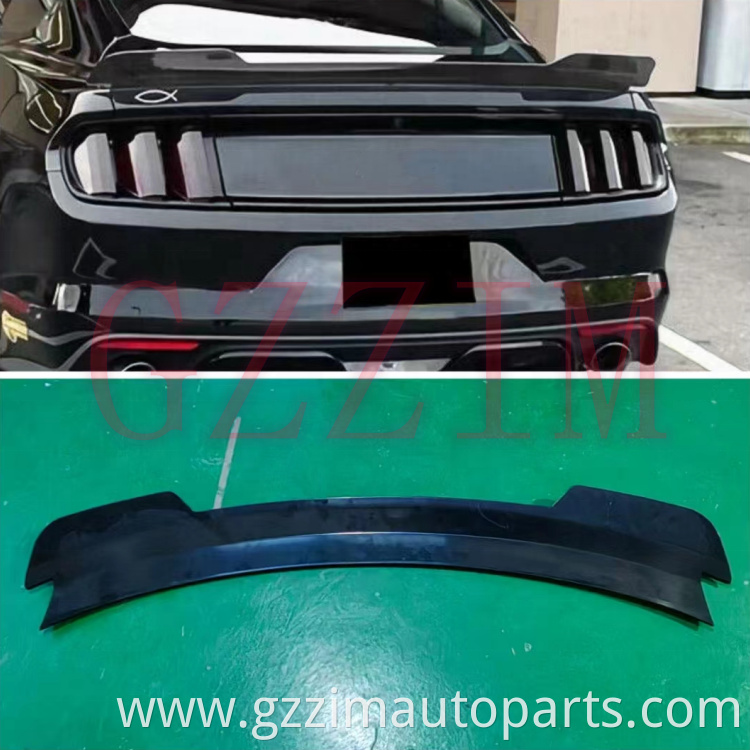 Exterior Accessories ABS Plastic Rear Trunk Boot Wing Spoiler For Mustang